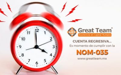 CUENTA REGRESIVA. ¡Llegó el tiempo de cumplir la NOM-035!